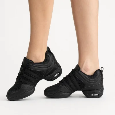 Modern Jazz Dance Shoes Breathable Mesh Upper PU Outsole Unisex Casual Sports Practice Shoes