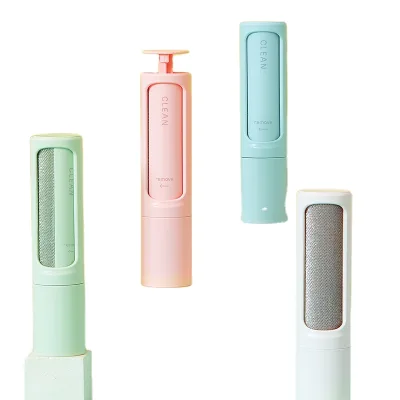 Wholesale Rotatable Cat Hair Remover Electrostatic Brush Fur Pet Hair Remover Clothing Easy Clean Roller Lint Remover