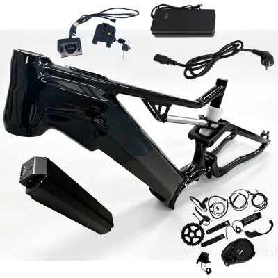 Sport Aluminum Markhor Rocket Mountain Bike Frameset With M630 Motor 48V/52V 20Ah Waterproof Lithium Battery