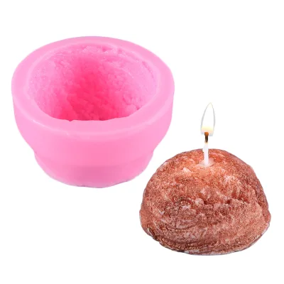 DIY Aromatherapy Candle Silicone Mold Simulation Ice Cream Cake Silicone Mold Crystal Dropper Mold