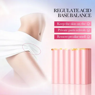 SADOER Brand Wholesale Rose Extract Brightening, Antibacterial Anti-Inflammatory Intimate Care Soap for Women