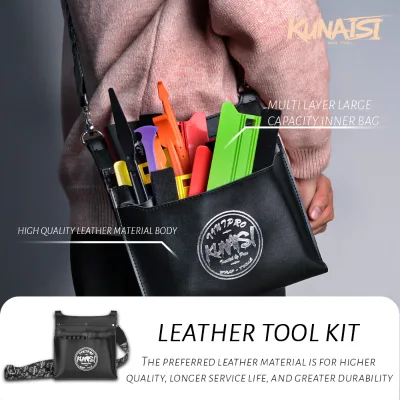 KUNAISI Portable Car Film Tool Bag Waterproof Waist Bag Color Change Scraper Customizable ODM Support 5-9 Pockets 150 lb