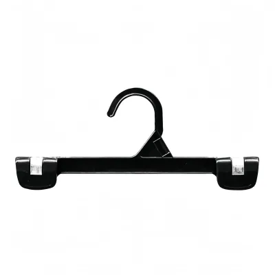 Plastic Clip Hanger High Stability Reinforced C Hook with Durable Metal Spring Clips and Fixed Grip for Clothing Storage Hanger