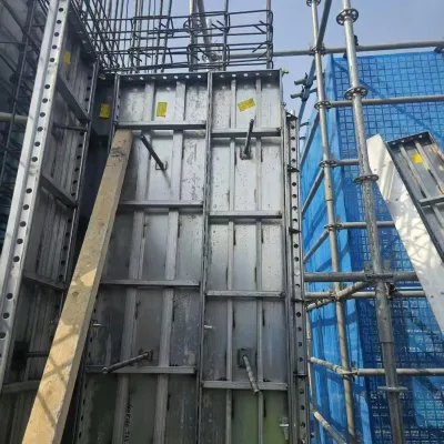 Villa Modern Industrial High-Strength Lightweight Pressure-Absorbing Precast Concrete Retaining Wall Steel Formwork Flat Straps