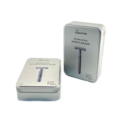 JM Factory Custom Printed Rectangular Tinplate Tin Box with Offset Printing for Gift Packaging and Custom Color Options