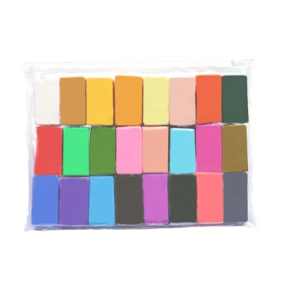 China 24 Colors Hot Sale Colorful Art Professional Wholesale Soft Polymer Clay