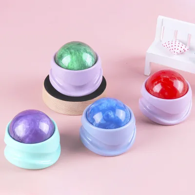 Body Massager Hand-held Resin Massage Ball Fascia Ball Portable Shoulder Neck Body Muscle Relaxation Ball Yoga Ball