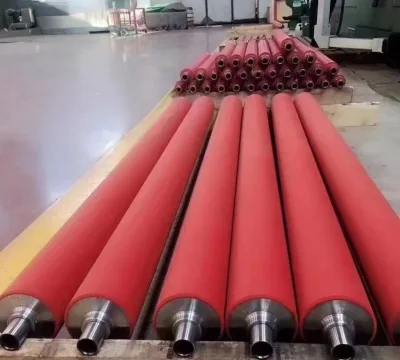 Silicone Rubber Roller CR NBR NR Rubber Rollers for Custom Printing Machine