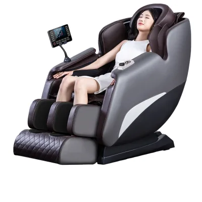 Luxury Smart Home Full-Body Massage Chair SL Track Technology Small Space Capsule Design for Waist Foot Application