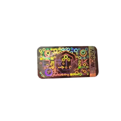 Factory Supplies High Quality Customized Hologram Stickers for Packing