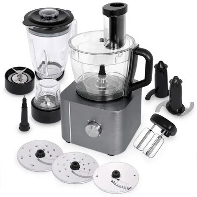2021 New Guangdong Kitchen Appliances Parts Stainless Steel Blade All Copper Motor 1000W Multifunction 13 In1 Food Processors