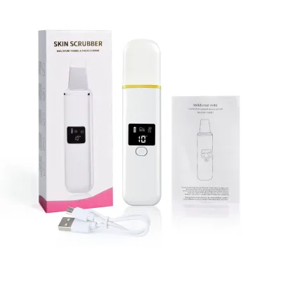 Beauty Products Professional Ionic Face Exfoliating Ultrasonic Shovel Facial Peel Cleaner Sonic Deep Cleansing Skin Scrubber