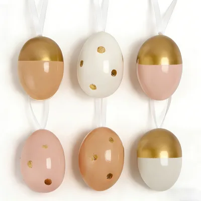 Factory Wholesale Colorful Openable Mini Plastic Easter Eggs for Easter Party Decorations