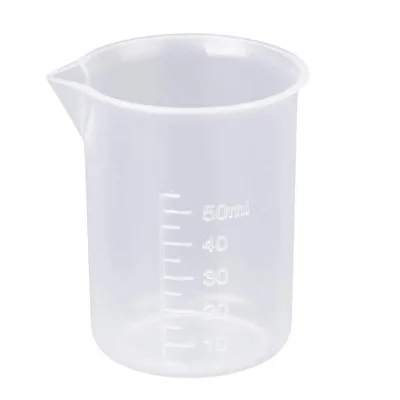 IBELONG High Quality Laboratory Plastic Beaker Measuring Cup Without Handle 50ml