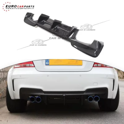 E82 Rear Diffuser for 1 Series 2007-2013 Year 1M E82 RZ Style Carbon Fiber Rear Lip for E82/E87 RZ Rear Lip