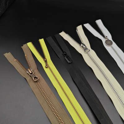 High Quality Copper Zipper Length Open-End Metal Zip for Cotton-Padded Vest Coat Pants Jacket Zip