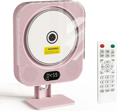 CD Players for Home With Remote Control With LED Support /FM Radio/Alarm Clock/CD/USB/TF/AUX