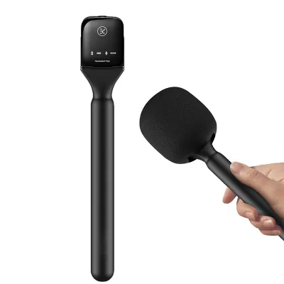 Outdoor Handheld Microphone Stick for Wireless Microphone Interview Handheld Stick Reporter