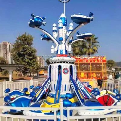 Commerical Amusement Park Rides New Design Kids Outdoor Playground Rotating Airplane Plane Rides