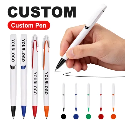 Wholesale Custom logo Color UV Printing Logo Ballpoint Pen for Promotions Durable Plastic Sublimation Printing Pen