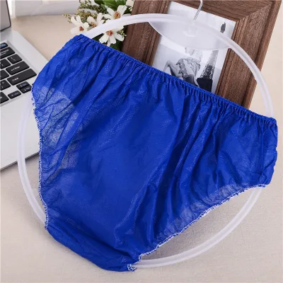 Factory Wholesale Travel High Elasticity Disposable Non-woven Sauna Spa Underwear Disposable Use Underwear for Women