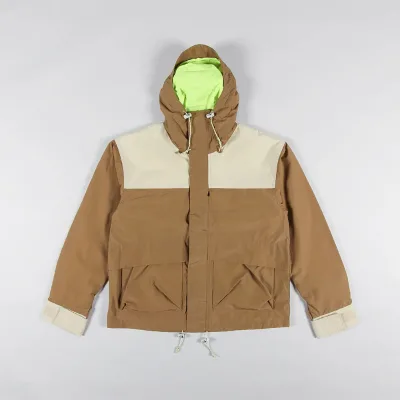 Custom logo Waterproof Outdoor Mountain Jacket Utility Brown Wholesale Windbreaker Tracksuits