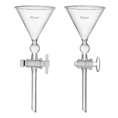 Lab Glass Fine Sand Separation Funnel 80/90/100mm