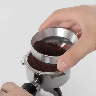 51/53/58mm Coffee Catcher Ring Anti-fly Powder Ring Catcher Ring Coffee Handle Cloth Powder Dosing Ring Coffee Tools