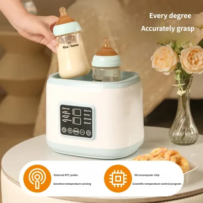 Newborn Baby 2 in 1 Bottle Warmer Multifunctional Constant Temp Milk Heater Bottle Sterilizer Heating Sterilizing Tool