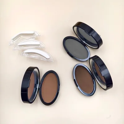Customize Makeup Matte Eyebrow Kit Brow Powder Makeup Private Label Waterproof Eyebrow Stamp Stencil