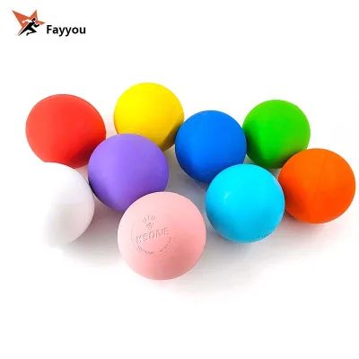 Factory Direct Custom Logo High Quality Popular Por Bable Durable Rubber Made Lacrosse Ball