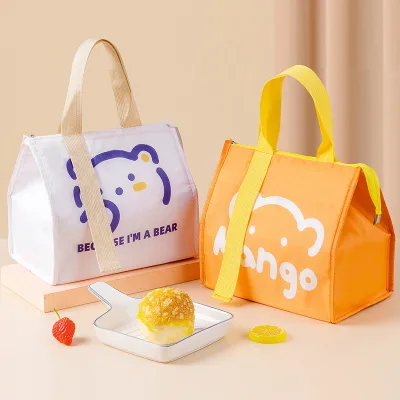 Wholesale Lunch Bag Snack Drink Cooler Bag Custom Logo Potable Insulated Lunch Bag for Kids