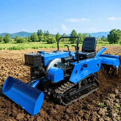 Rotary Tiller Industrial Grade Anti Corrosion Structure Field Cultivating