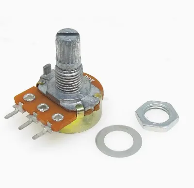 WH148 B10K Potentiometer with 15mm Shaft for Various Applications