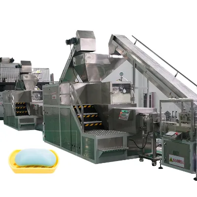 China Manufacturer LIMAC 500kg/h Long bar Cold Process Toilet Laundry Complet Set of Soap Making Production Machine