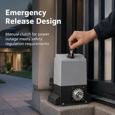 Premium Villa Automatic Sliding Gate Motor -Smooth Operation Courtyard Gate Opener Kit with Remote Control for 800kg-1500kg Door