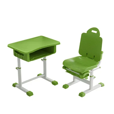 Hot Selling Ergonomic School Desk Chair Combo Customized Modern Design Primary Students Factory Supplied Kids' School Furniture