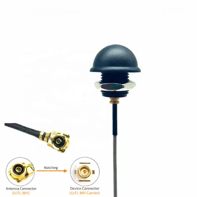 Mini 2.4G/5.8G Dual Band WIFI Antenna Mushroom Head Waterproof RF1.37 Coaxial Cable UFL/U.FL Drone UAV