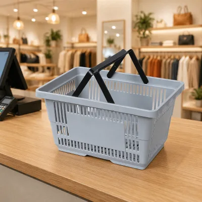 Customized Color for Plastic Handle Basket