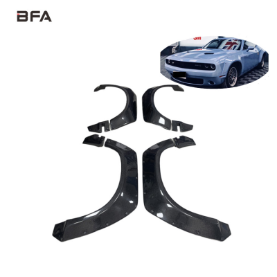 For Dodge Challenger Upgrades PriorDesign Widebody Rear and Rear Bumpers Widened Fenders