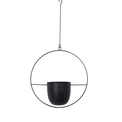 2024 Luxury Hydroponic Nordic Hanging Personality Hanging Decorator Potted Plant Iron Flower Pot Creative Orchid