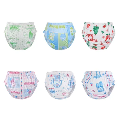Washable Leak-Proof Cotton PUL Baby Cloth Diapers Soft Material Leak Guard Underwear Pants for Urinary Incontinence