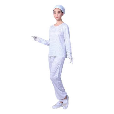 Custom Logo Anti-Static Cleanroom Garment Bg Jumpsuit and ESD Underwear with Safety Clothing Storage Cabinets