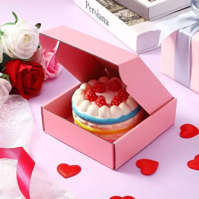 Custom Pink Gift Boxes with Logo for Luxury Gift Packaging