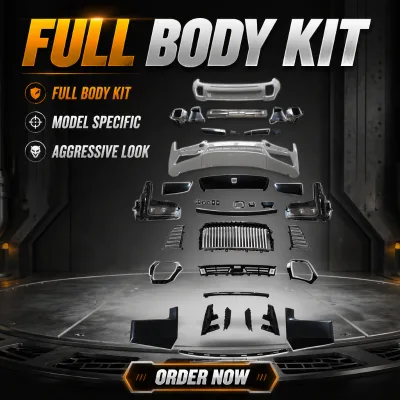 UROCAR High Quality 2018-2025 Cullinan Facelift Upgrade Body Kit with Front/Rear Bumpers & Grille-Bolt-On Universal Fitment