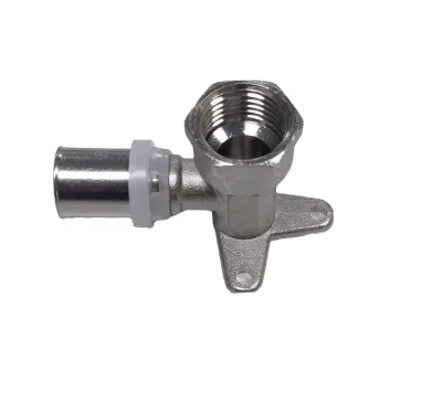 Underfloor Heating Compression Tee 3-Way Brass Connector for Radiant Heating Plumbing Systems