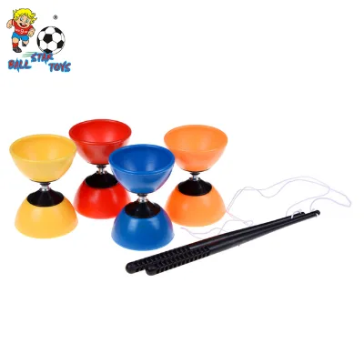 Colorful Plastic Juggling Diabolo Circus,chinese Traditional Game Yo-yo Sports Plastic Toy Ball
