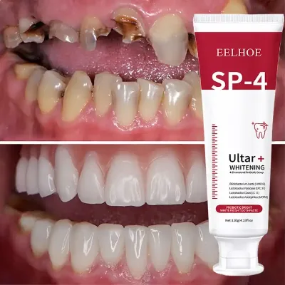 EELHOE Protect Gum Fresh Breath Teeth Cleaning Decay Repair Tooth Whitening Sp 4 Probiotic Caries Toothpaste