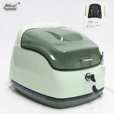 36L ABS Motorcycle Top Box with Anti-theft Lock-Waterproof Travel Luggage