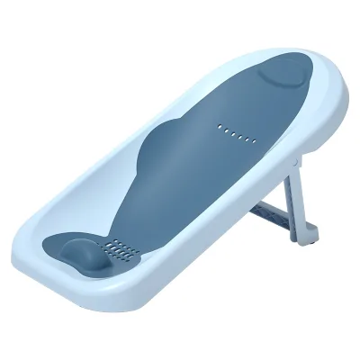 Baby Bath Rack Newborn Non-slip Bath Tub Thicken Soft Kids Bathtub Bath Soft Shower Rack Hollow Out Seat for Infant Baby